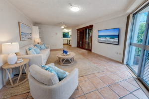 Beachfront Ground Floor Unit – Pool, Park & Private Courtyard